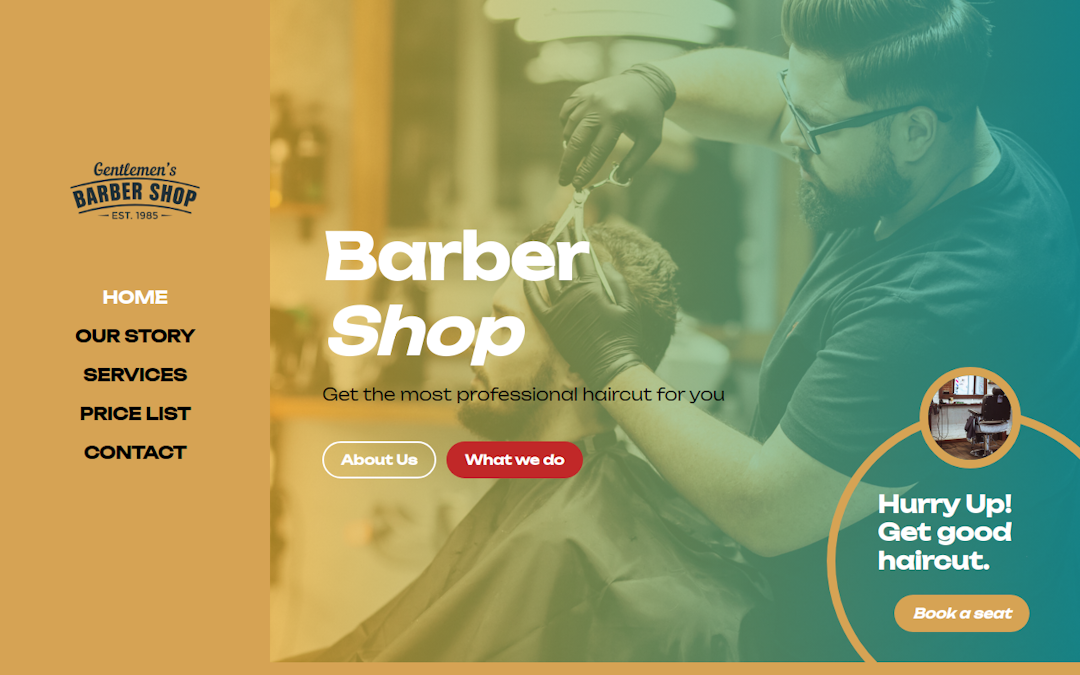 Project Image for Gentlemen's Barber Shop