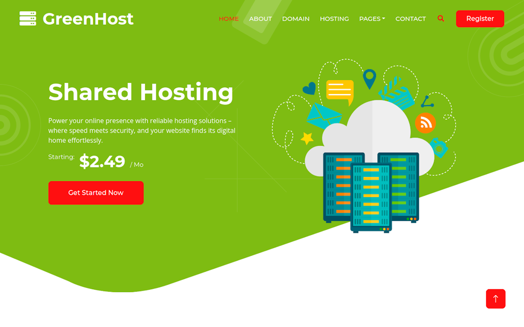 Project Image for Green Host